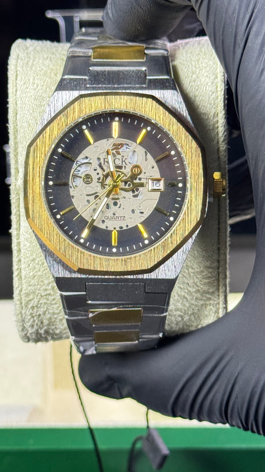 AP Gold Black Dial