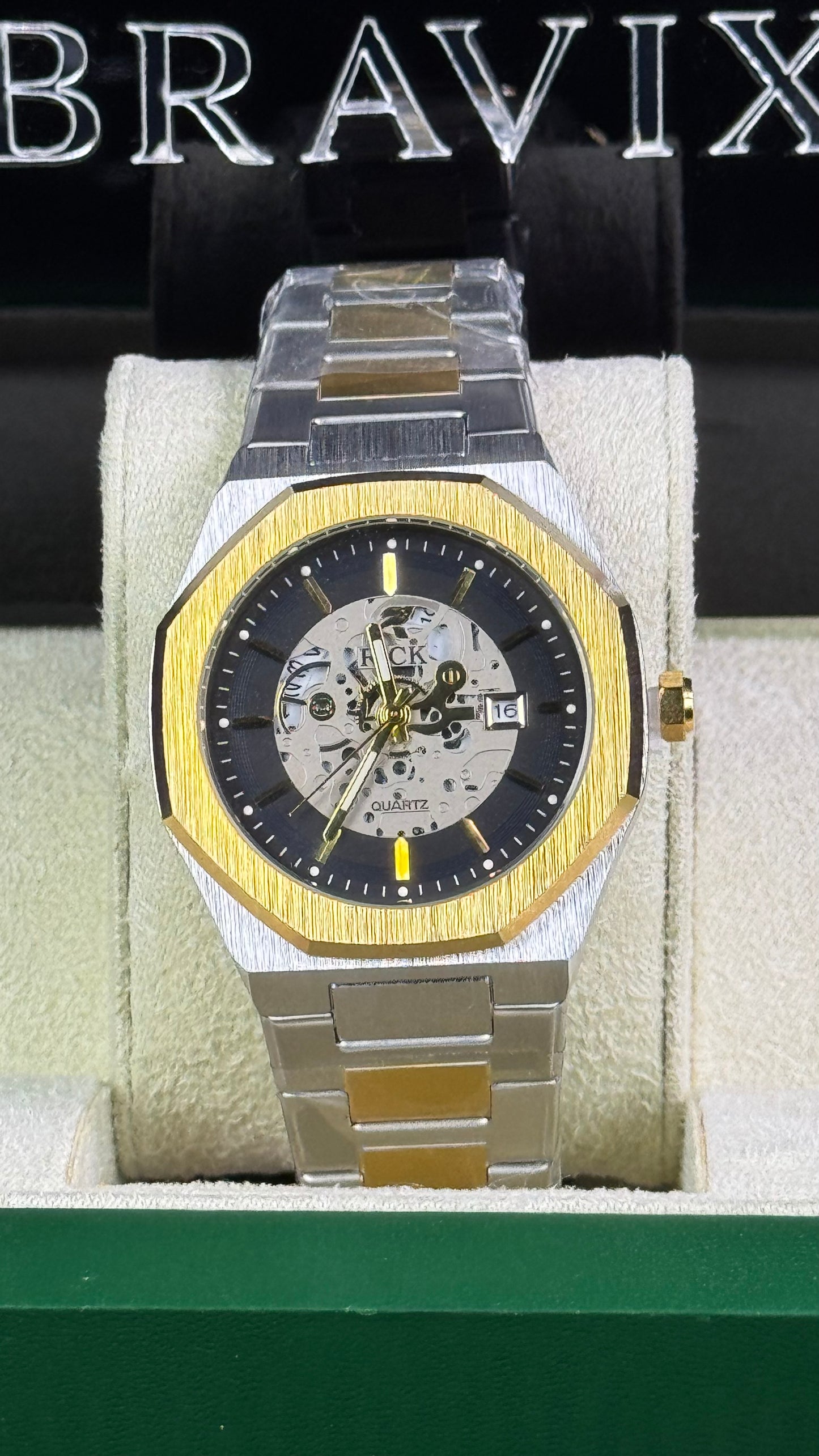 AP Gold Black Dial