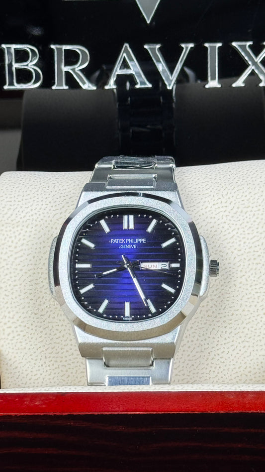 PP Silver Blue Dial