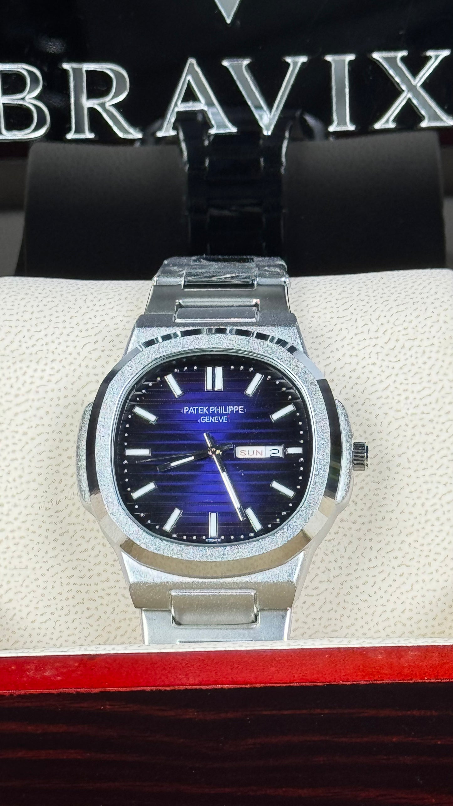 PP Silver Blue Dial